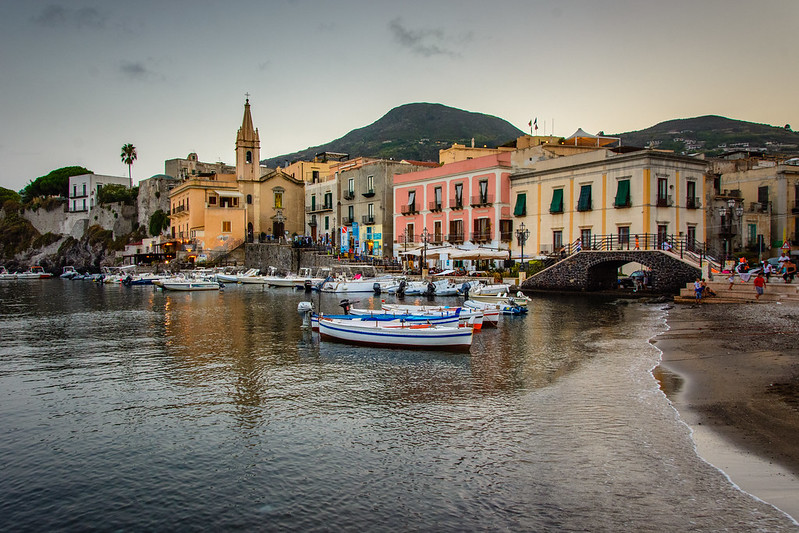 lipari old town