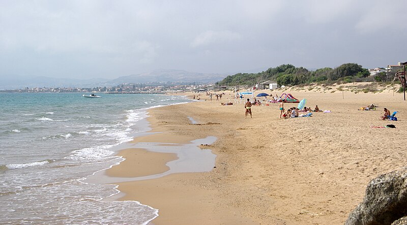 San Leone beach in Agrigento