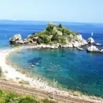 view of isola bella, taormina