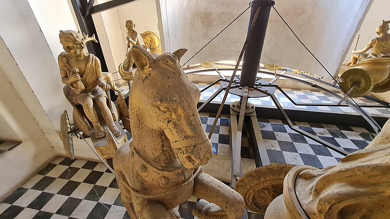 Statues of the Astronomical Clock in Messina