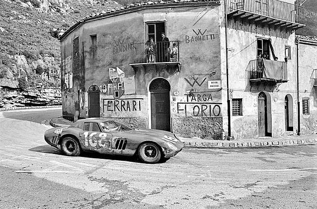 Targa Florio race car competition in 1966