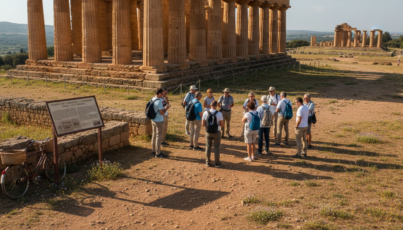 Tourists visiting Valley of the Temples