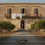 18th-century Sicilian villa amidst countryside landscape