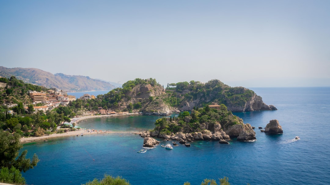 Isola Bella and the Beach Scene Below Taormina