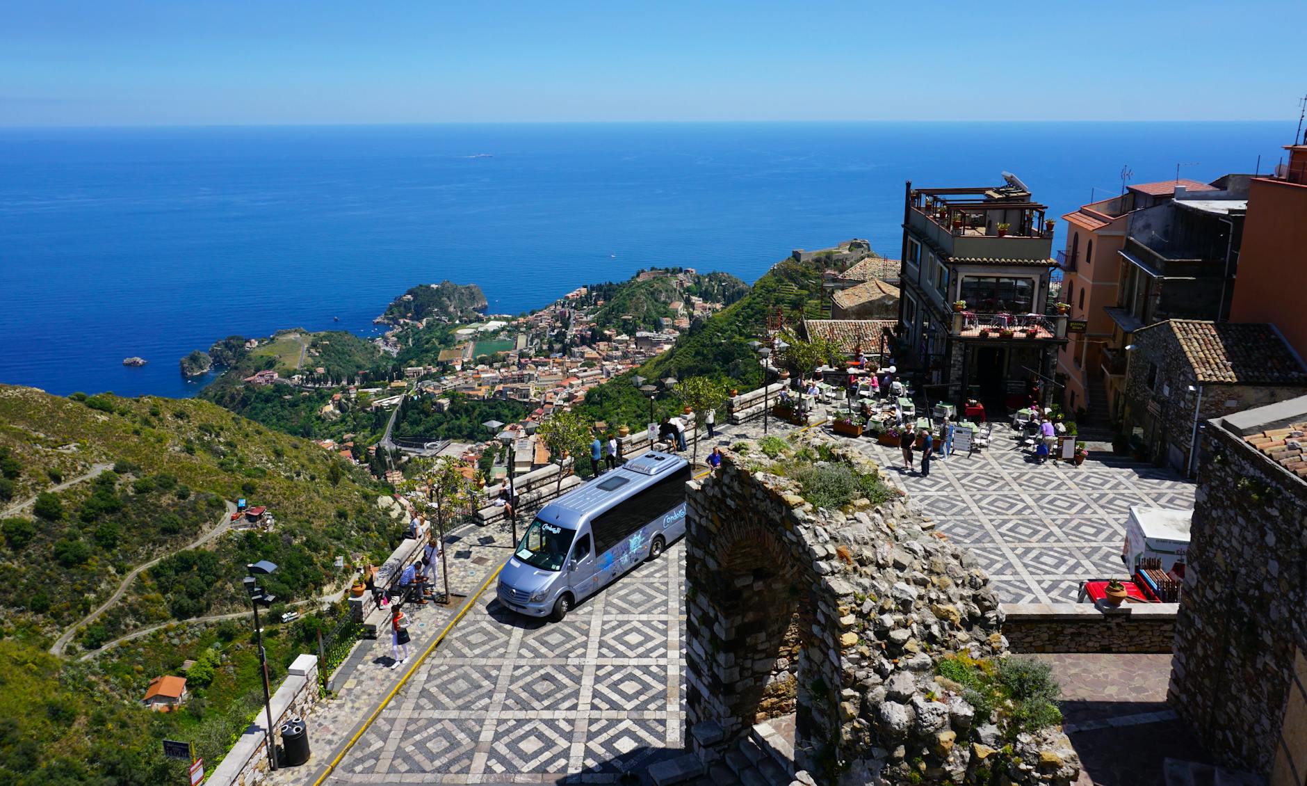 Castelmola and the Hills Above Taormina